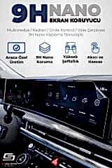 S-Dizayn Volkswagen Passat Elegance 9.2 İnç 9H Nano Multimedya Ekran Koruyucu (PARLAK) 2022-2023 A+ Kalite