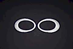 Renault Megane 3 Krom Sis Farı Çerçevesi 2 Parça 2010-2012 Arası