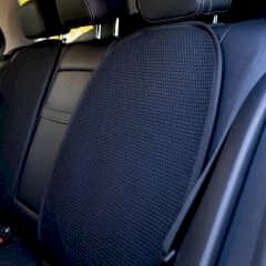 Oto Arka Koltuk Sırt Koruyucu Kılıf Siyah Universal 2 Parça A+ Kalite