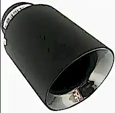Tekli Siyah Egzoz Ucu  / Eguc449