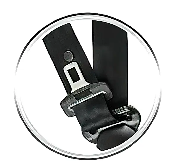 Oto Emniyet Kemeri Kırmızı 3 Nokta Otomatik Demir Kollu 1 Takım 2 Adet