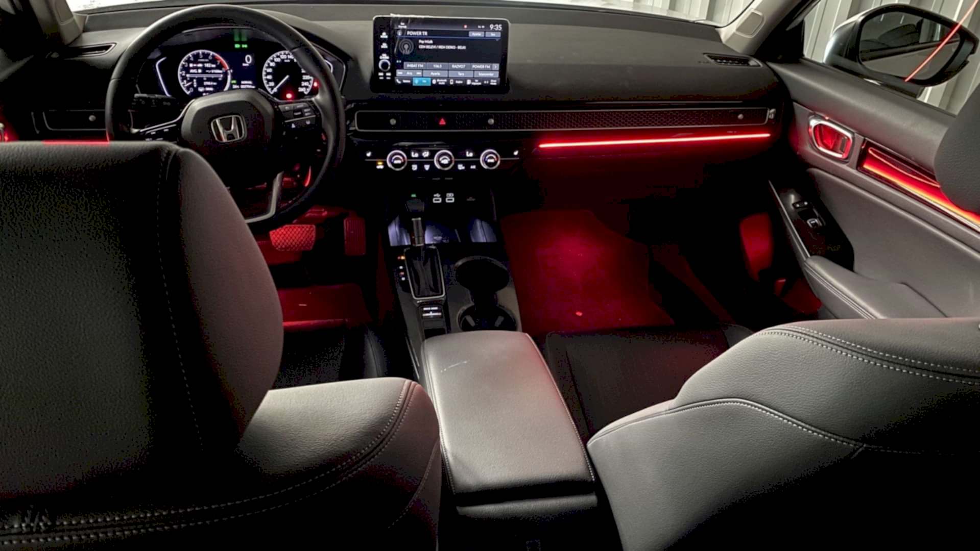 2022 Civic Uyumlu Fe1 İçin Dinamik Ambians Aydınlatma Seti (Aplikasyon Ve Düğme Kontrollü) Parça