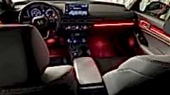 2022 Civic Uyumlu Fe1 İçin Dinamik Ambians Aydınlatma Seti (Aplikasyon Ve Düğme Kontrollü) Parça