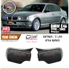 Bmw E46 Uyumlu Batman Ayna Piano Black 1998-2005 (Makyajsız ) Parça