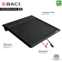 S-Dizayn Isuzu D-Max 3 S-Back Sürgülü Kapak Siyah V1 2019 Üzeri