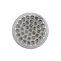 Ledli Dekoratif Tavan Lambası (6Led) Yuvarlak 24V Krom /Laak121-1-24