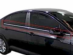 VW Passat B8.5 Cam Çıtası 4 Prç Krom 2019 ve Sonrası