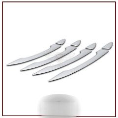 Renault Megane Uyumlu 4 Kapı Kolu -2016 Paslanmaz Çelik Parça