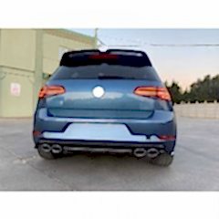 Volkswagen Golf Uyumlu 7 Mk7 2012-2018 Arka Tampon R