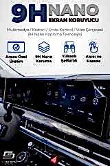 S-Dizayn Volkswagen Passat 10.25 İnç 9H Nano Gösterge Ekran Koruyucu (PARLAK) 2017-2019 A+ Kalite