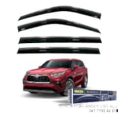 Niken Toyota Highlander 2021- Kromlu Cam Rüzgarlığı 4 LÜ