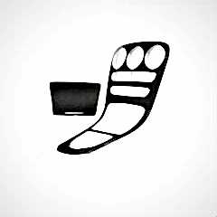 Mercedes W205 Uyumlu Orta Konsol Kaplama - Karbon