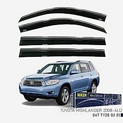 Niken Toyota Highlander 2008- Kromlu Cam Rüzgarlığı 4 LÜ