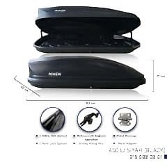 Niken Araç Üstü Port Bagaj Kapalı Tabut 3 Kilitli 450 Lt Siyah