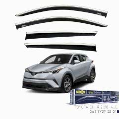 Niken Toyota CHR 2018- Kromlu Cam Rüzgarlığı 4 LÜ