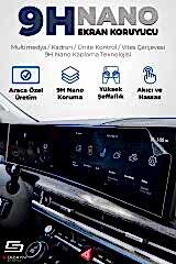 S-Dizayn Nissan Nissan Juke 8 İnç 9H Nano Multimedya Ekran Koruyucu (PARLAK) 2022-2023 A+ Kalite