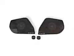 Honda Civic Uyumlu Fc5 Hoparlör Kaplama - Titanyum Siyah