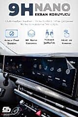 S-Dizayn BMW 3 Serisi G20 12.3 İnç 9H Nano Gösterge Ekran Koruyucu (PARLAK) 2019-2021 A+ Kalite
