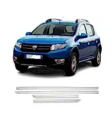Dacia Stepway Uyumlu Yan Kapı Çıtası 2012-2020 Paslanmaz Çelik Parça
